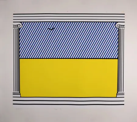 Screenprint Lichtenstein - Liberté, 1990