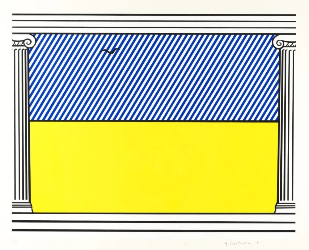 Screenprint Lichtenstein - Liberté, from Mémoire de la Liberté (C. 259)