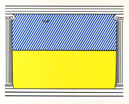 Screenprint Lichtenstein - Liberté, from Mémoire de la Liberté (C. 259)