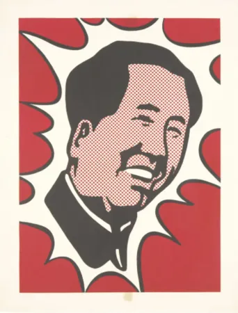 Lithograph Lichtenstein - Mao