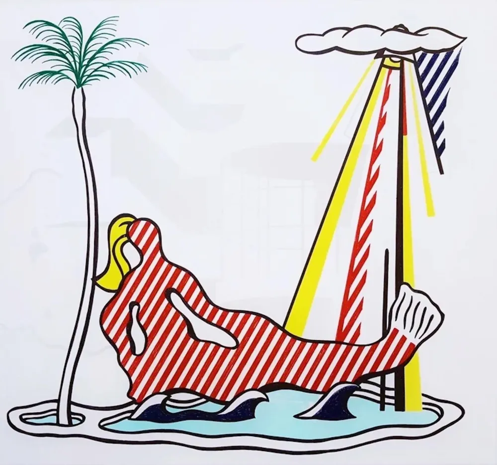 No Technical Lichtenstein - Mermaid, for Miami Beach