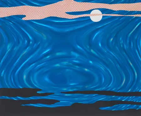 Screenprint Lichtenstein - Moonscape