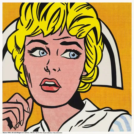 Screenprint Lichtenstein - Nurse