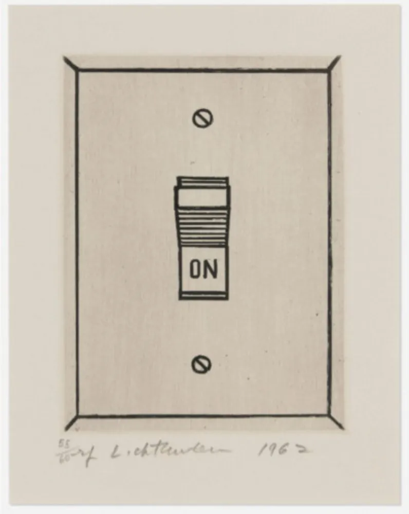 Etching Lichtenstein - On