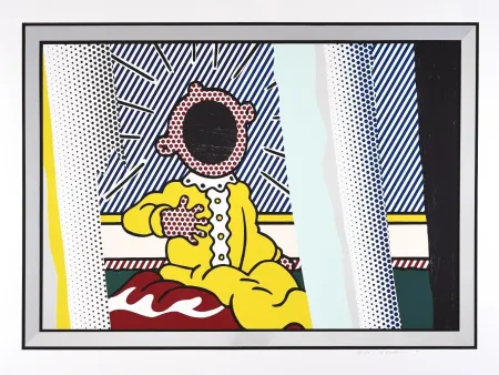 Lithograph Lichtenstein - Reflections on The Scream from The Reflections Series