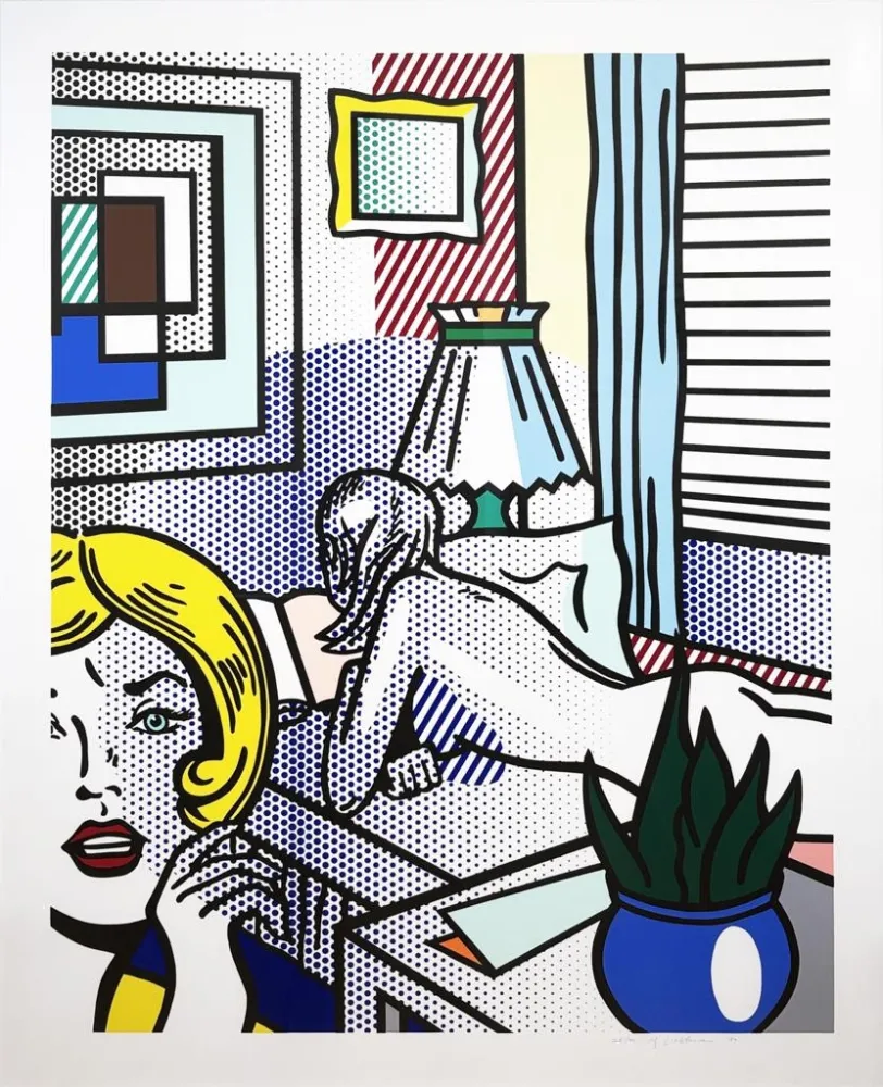 Relief Lichtenstein - Roommates, from Nudes Series
