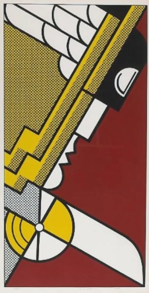 Screenprint Lichtenstein - Salute to Aviation