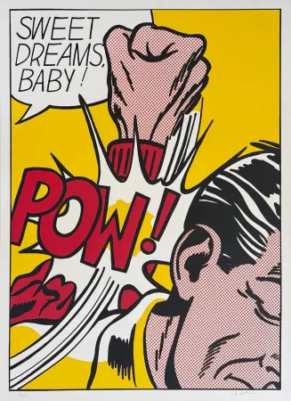 Screenprint Lichtenstein - Sweet Dreams, Baby!