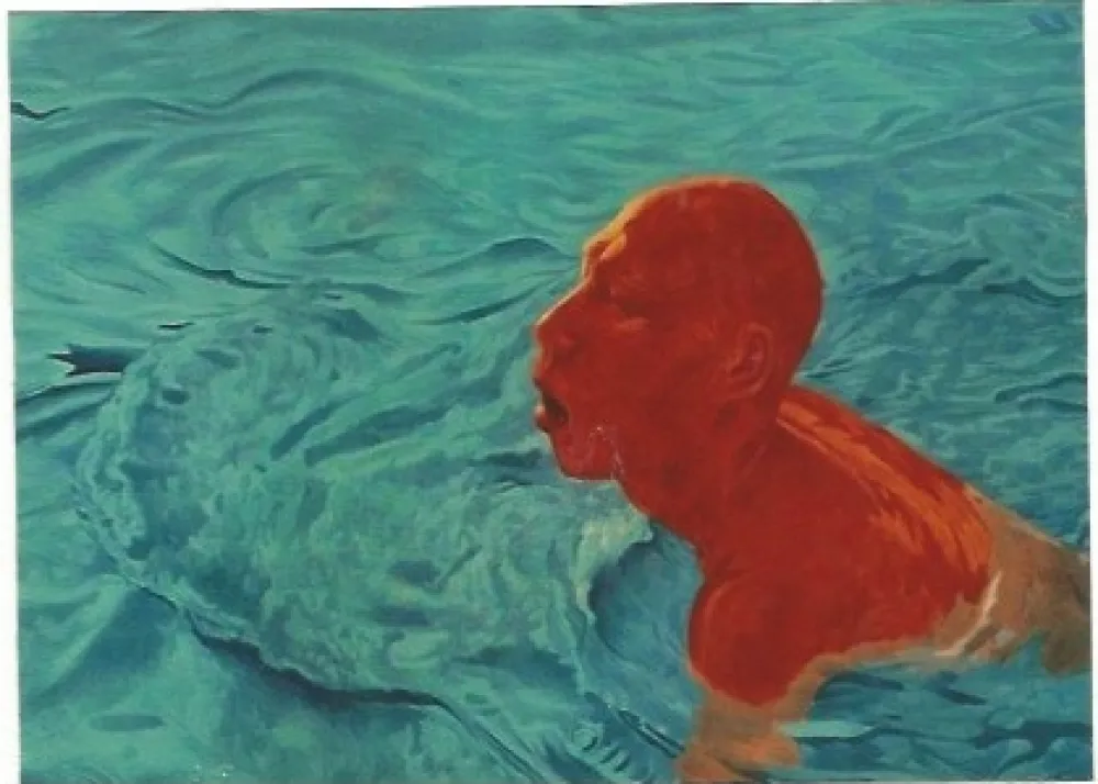 Screenprint Lijun - Untitled no. 2