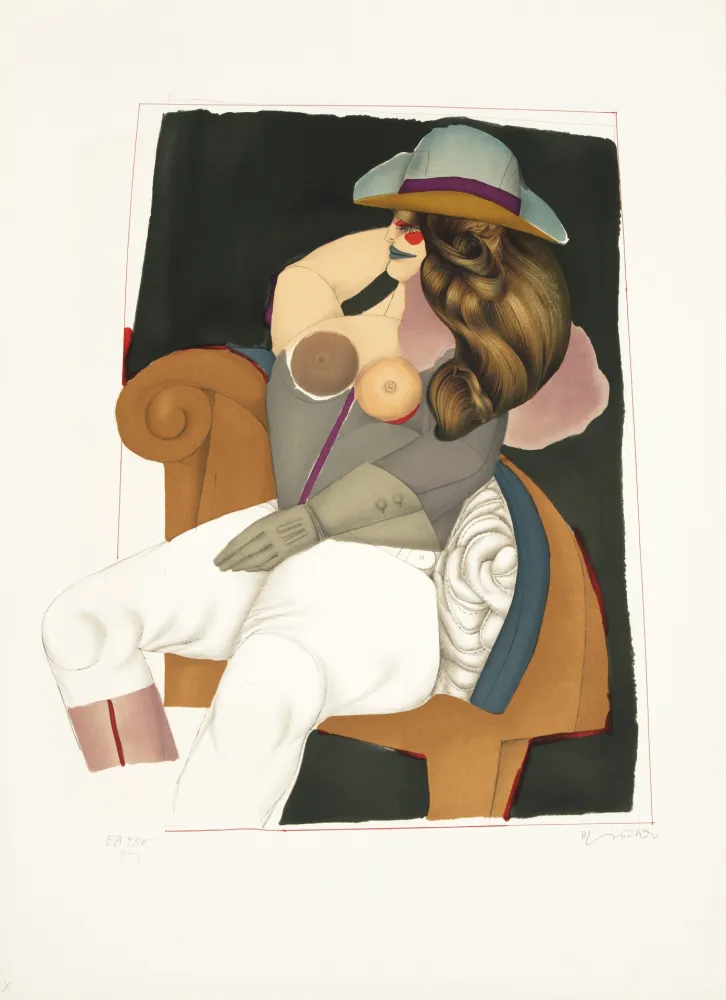 Lithograph Lindner - Arizona