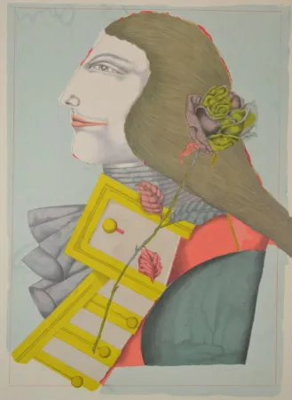 Lithograph Lindner - Der Rosenkavalier