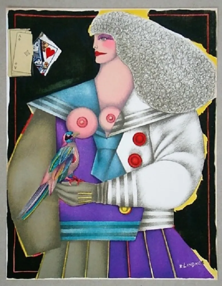 Lithograph Lindner - Lithographie originale pour XXe Siècle