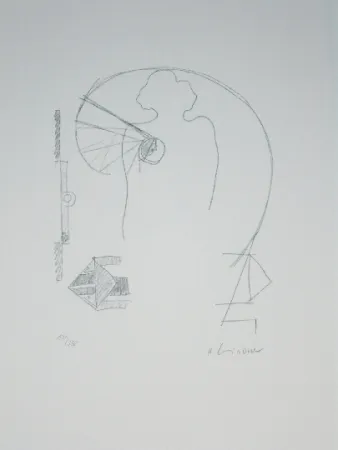 Lithograph Lindner - Marylin was here 15