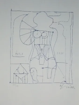 Lithograph Lindner - Marylin was here 7