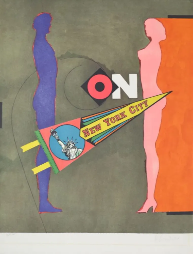 Lithograph Lindner - On