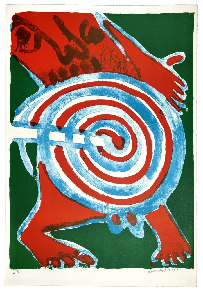 Lithograph Lindstrom - Cible