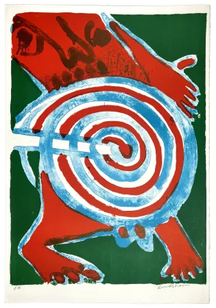 Lithograph Lindstrom - Cible