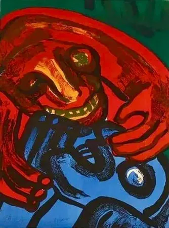Lithograph Lindstrom - Embrace — E.A. II/X