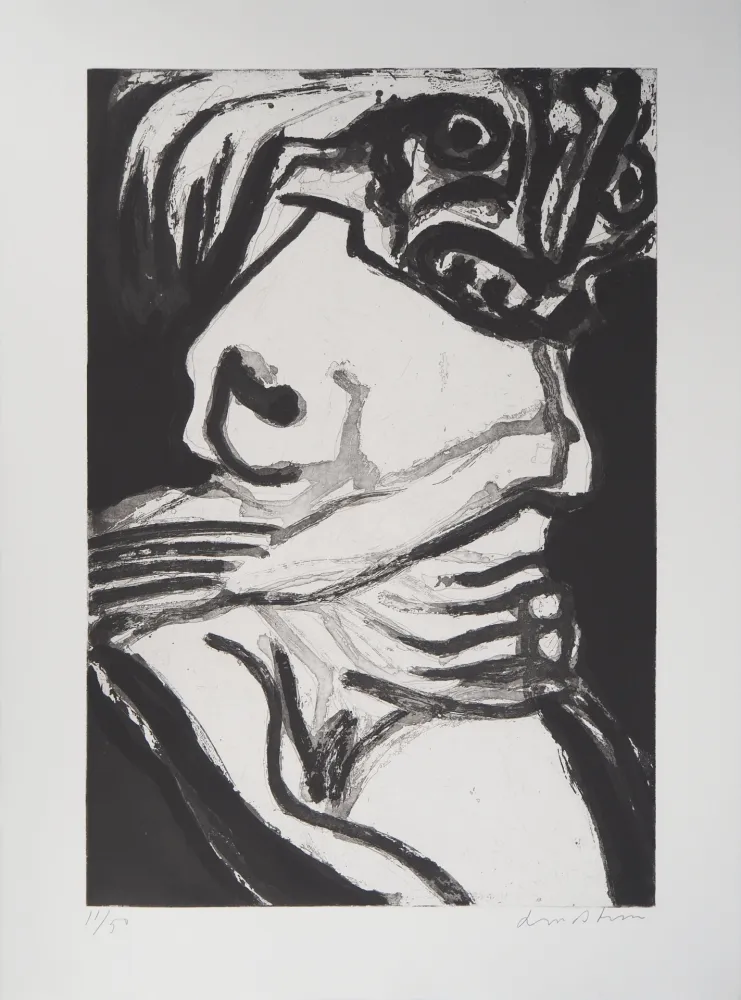 Etching Lindstrom - Le chaman