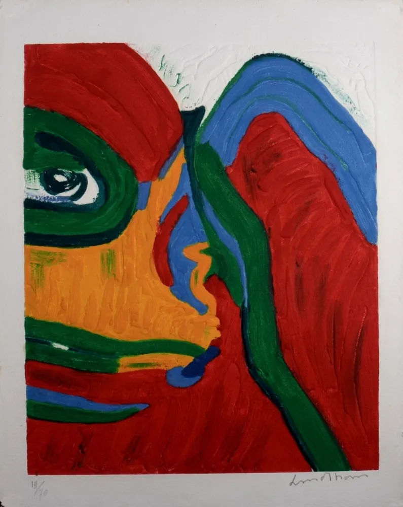 Etching Lindstrom - Le Philosophe #1