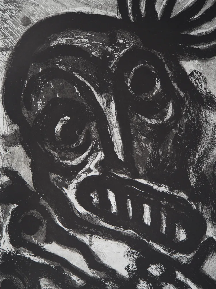 Etching Lindstrom - Personnages étonnés