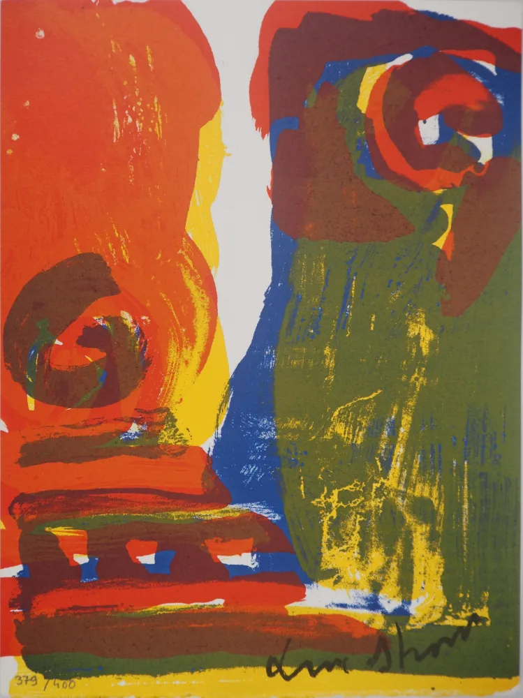 Lithograph Lindstrom - Portrait de l'ancêtre