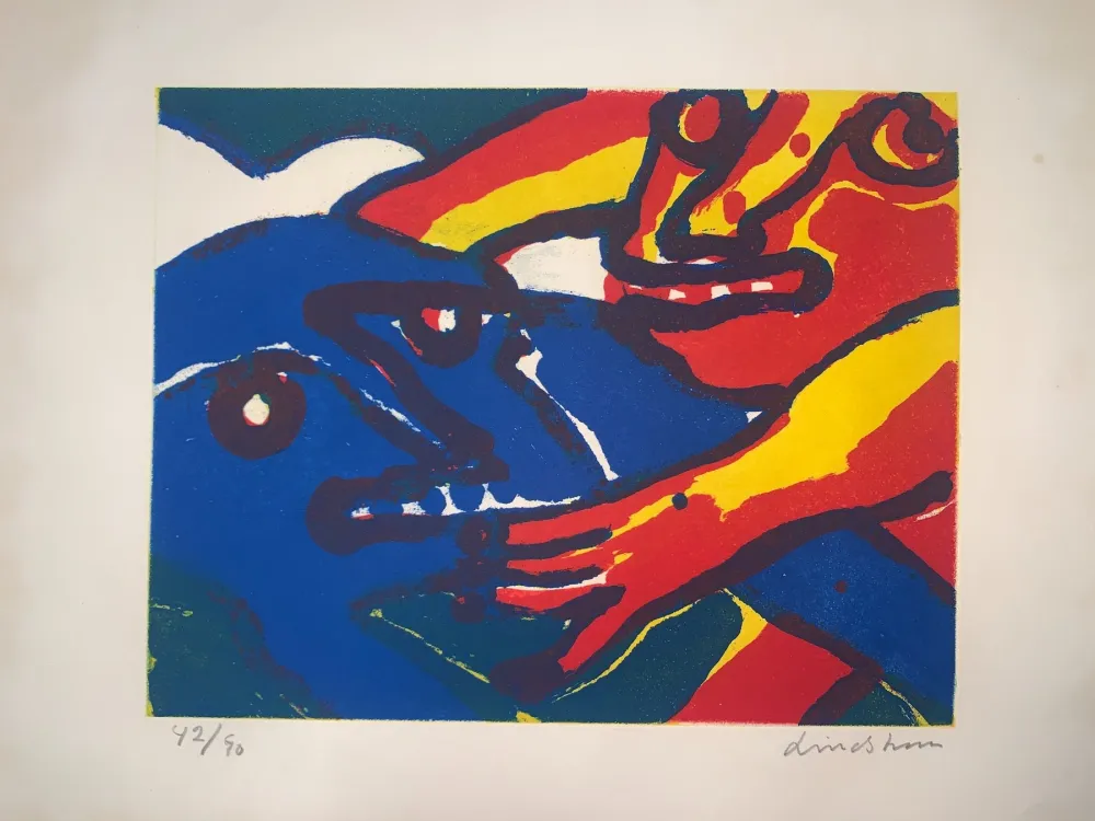 Etching Lindstrom - Rêve à Montparnasse