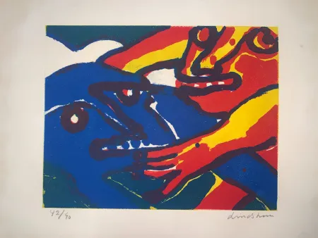 Etching Lindstrom - Rêve à Montparnasse