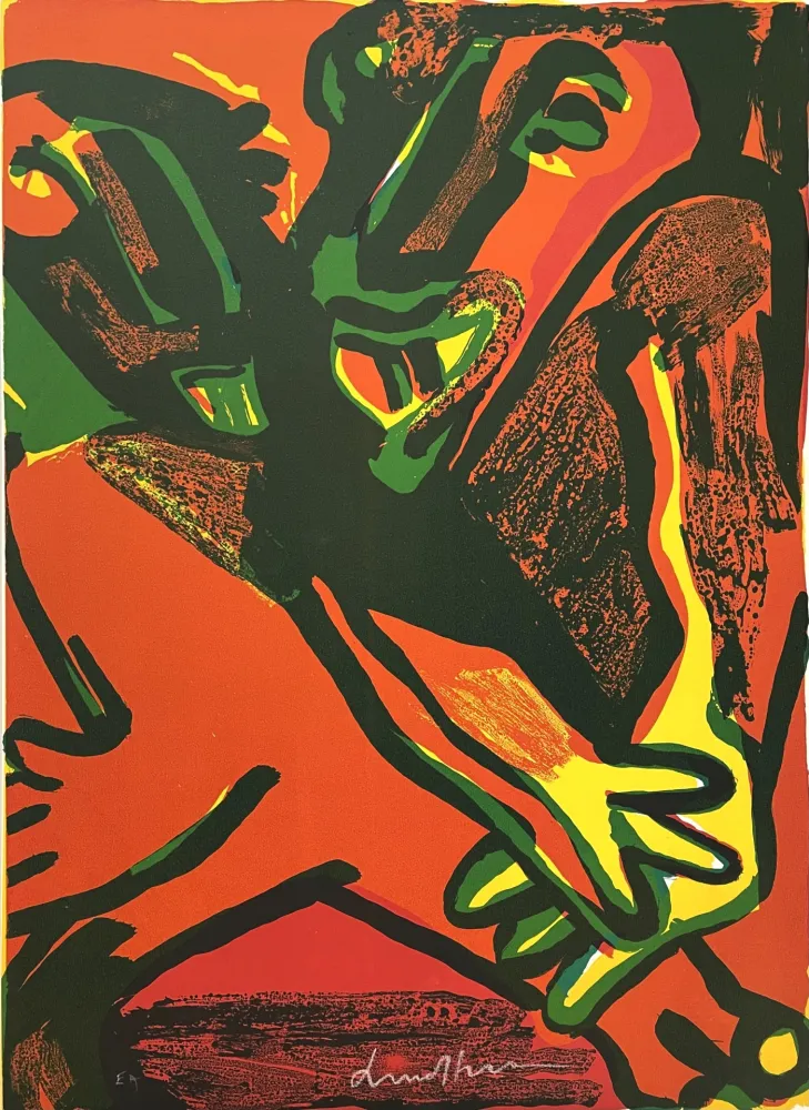 Lithograph Lindstrom - Sans Titre