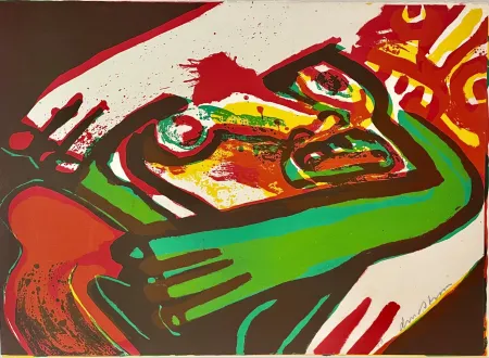 Lithograph Lindstrom - Sans Titre