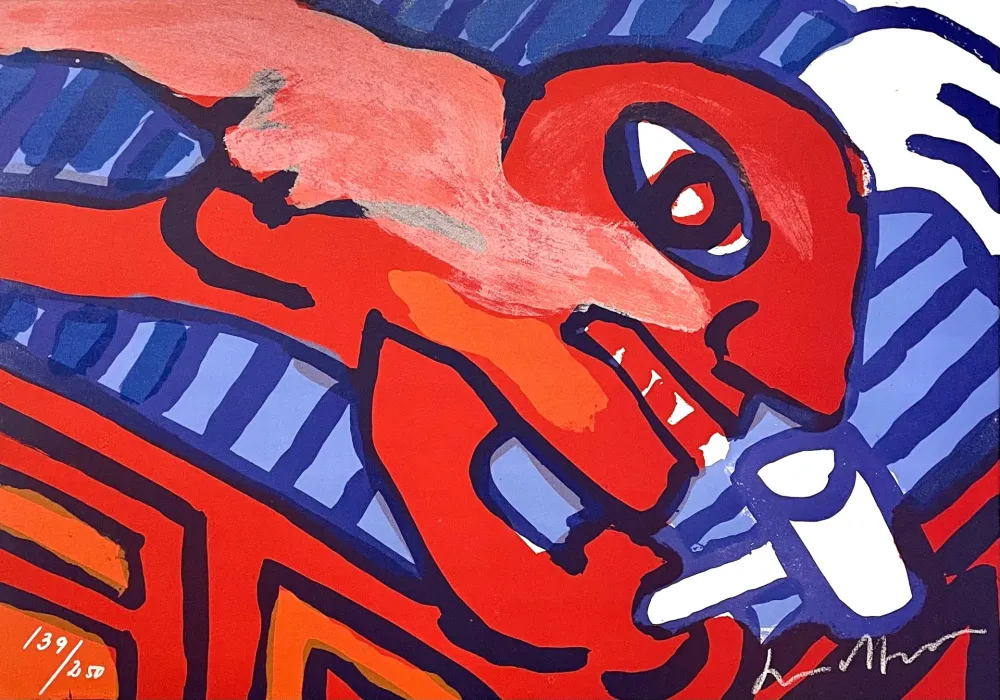 Lithograph Lindstrom - Sans Titre