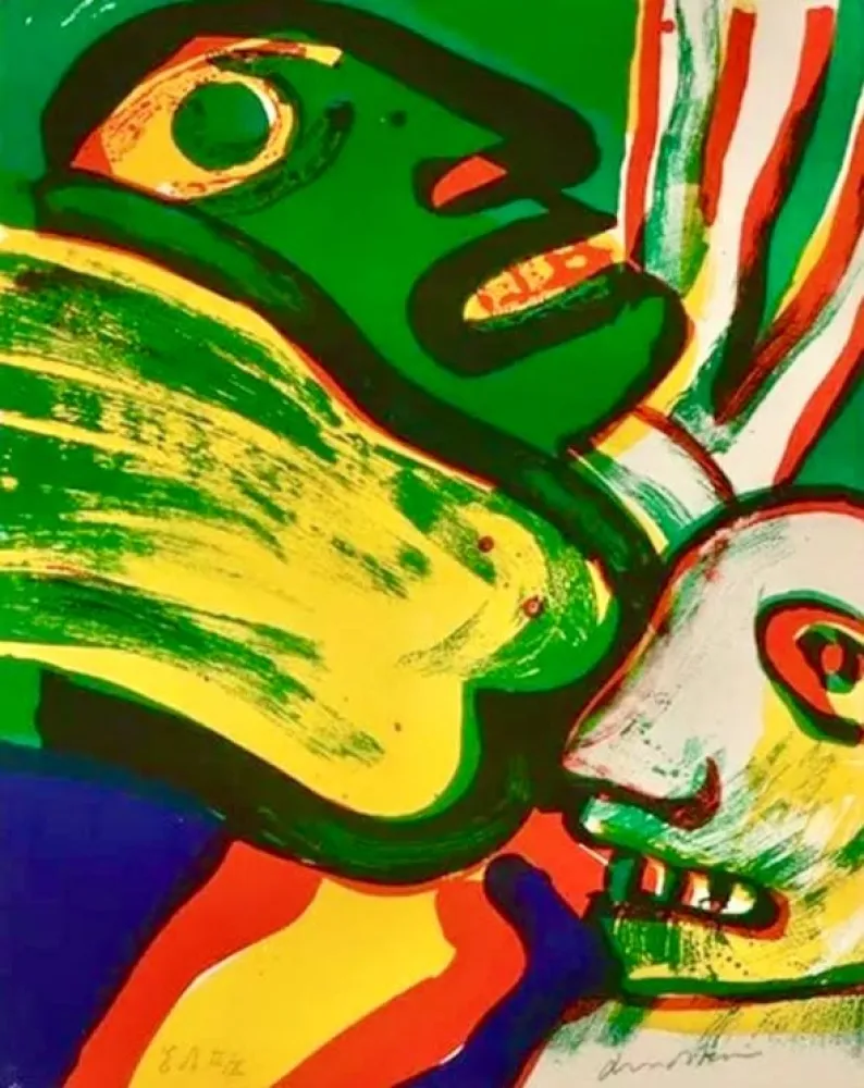 Lithograph Lindstrom - Savage - EA II/X