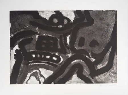 Etching Lindstrom - Symboles abstraits