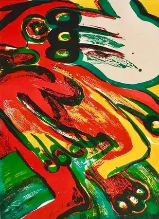 Lithograph Lindstrom - The Breath of Air — E.A. II/X