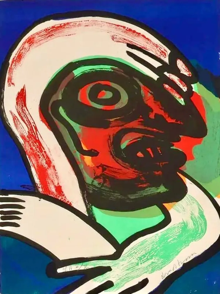 Lithograph Lindstrom - Thor — E.A. V/X 