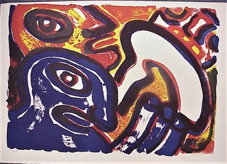 Lithograph Lindstrom - Untitled