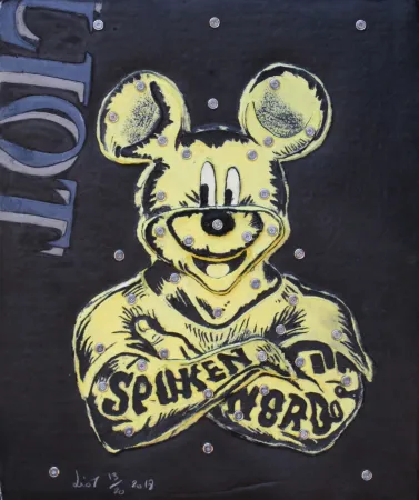 Etching Liot - MICKEY (JAUNE)