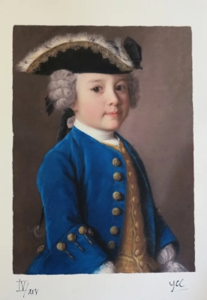 Numeric Print Liotard - Jacques de Chapeaurouge - 1752