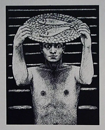 Lithograph Llimos - Pescater