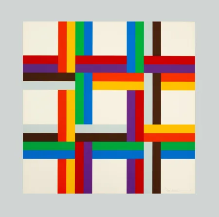 Screenprint Loewensberg - Composition