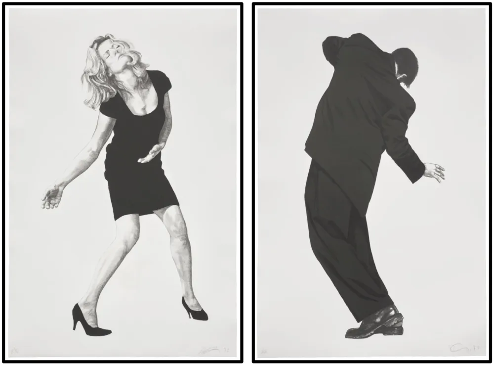 Lithograph Longo - Barbara & Rafael