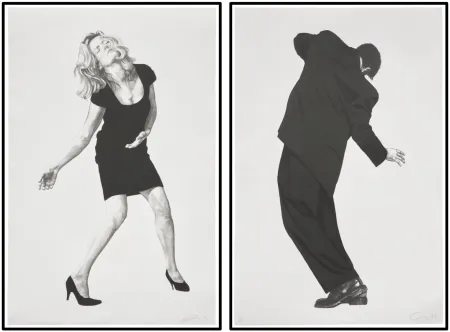 Lithograph Longo - Barbara & Rafael