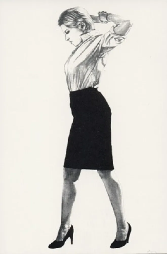 Lithograph Longo - Cindy