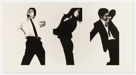 Lithograph Longo - Jules, Gretchen, Mark (State II) 