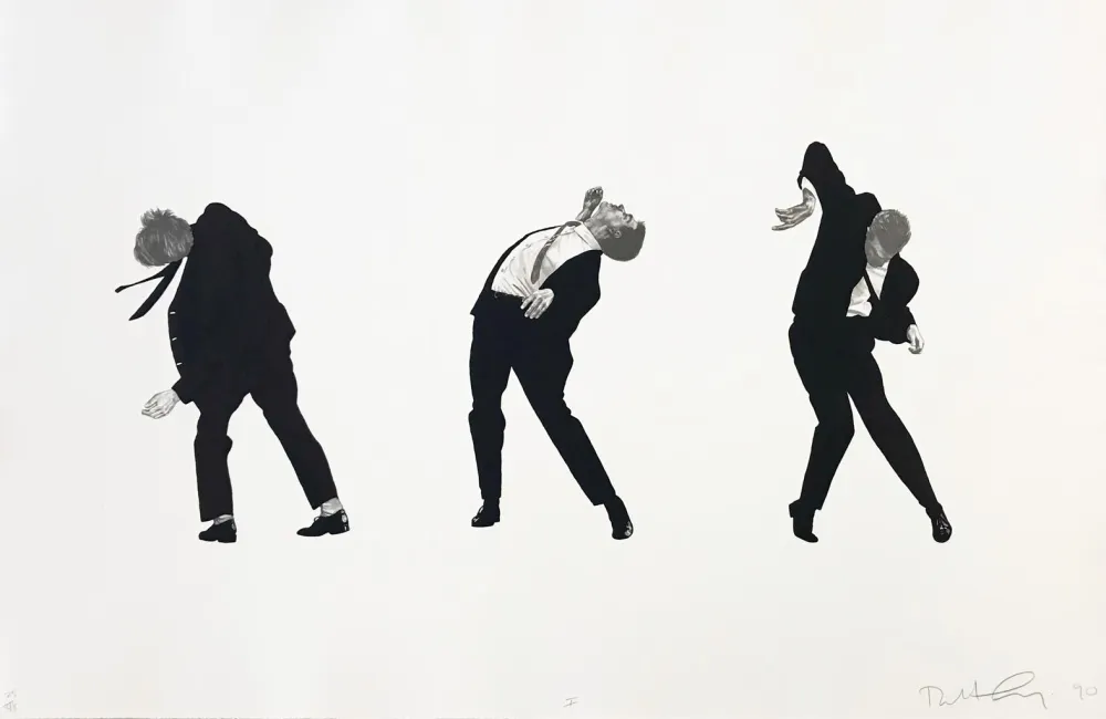 Lithograph Longo - Men in the Cities, Tokyo, Seibu Department Stores, Ltd. I