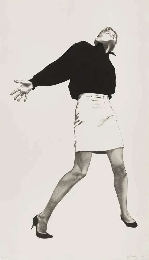 Lithograph Longo - Sandy