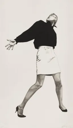 Lithograph Longo - Sandy