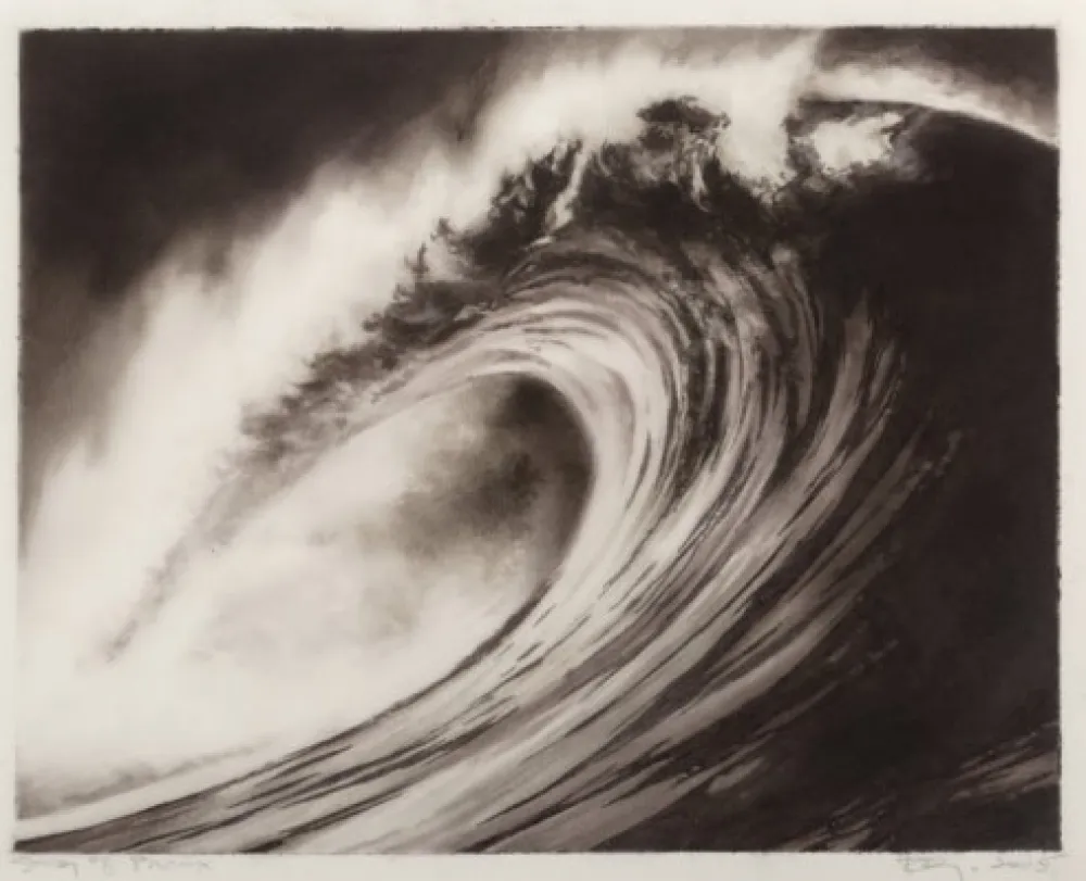 Lithograph Longo - Wave #8 portfolio