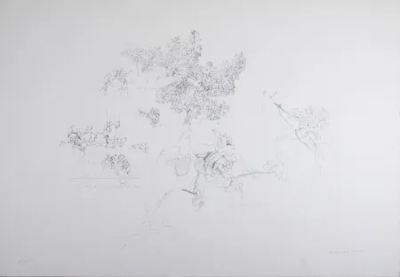 Lithograph López Garcia - Composition