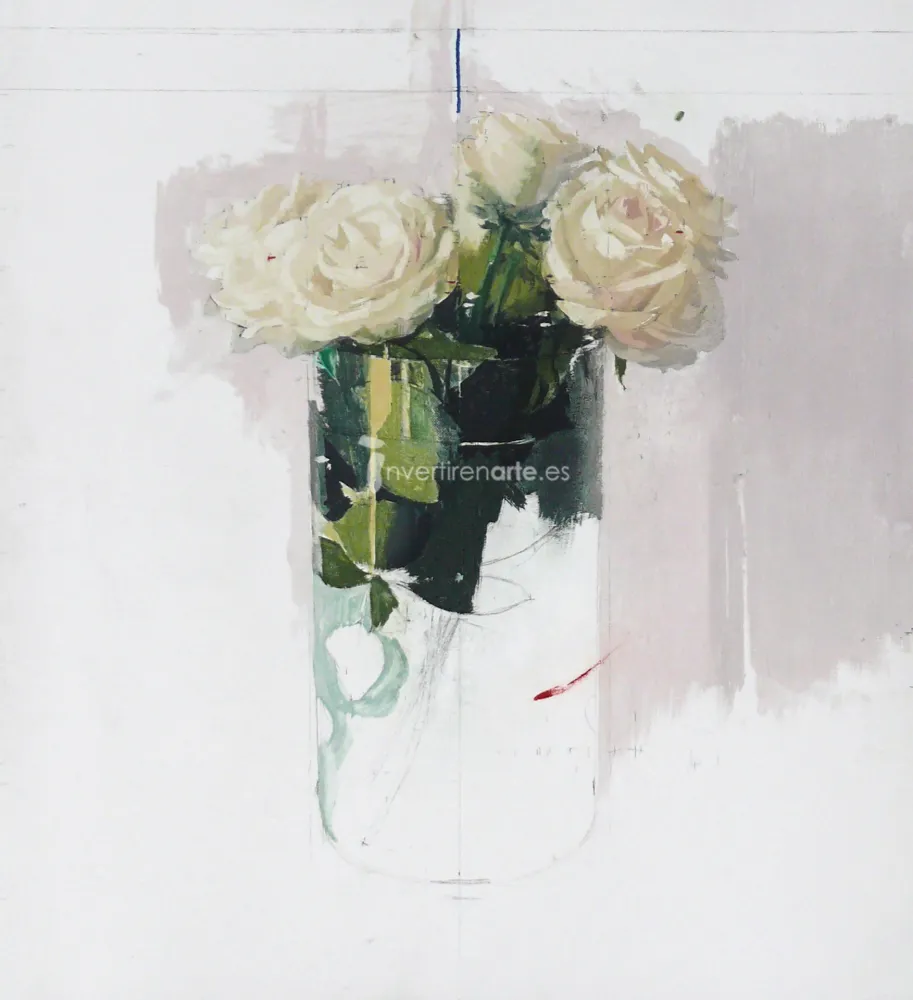 Engraving López Garcia - Rosas de Ávila I